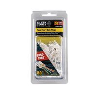 Pass-Thru™ Modular Data Plug - RJ45-CAT6, 50-Pk