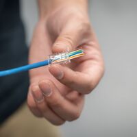 Pass-Thru™ Modular Data Plug - RJ45-CAT6, 50-Pk