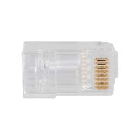 Pass-Thru™ Modular Data Plugs, RJ-45-CAT6A, UTP, 50-Pack