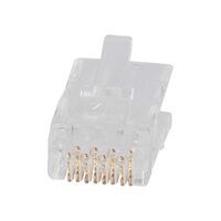 Pass-Thru™ Modular Data Plugs, RJ-45-CAT6A, UTP, 50-Pack