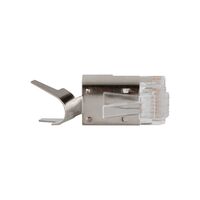 Pass-Thru™ Modular Data Plugs, RJ45-CAT6A, Shielded (STP), 50-Pack