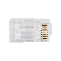 Pass-Thru™ Modular Data Plugs, RJ45-CAT6A, UTP 200-Pack