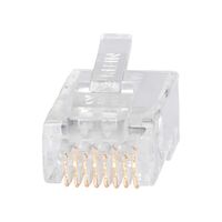 Pass-Thru™ Modular Data Plugs, RJ45-CAT6A, UTP 200-Pack