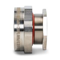 Brass Enlarger Nickel Plated Hazardous Areas M40-M50