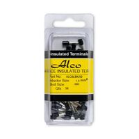 Bootlace Terminal Pre-Insulated Black 1.5mm² Length 8mm 50 Pack