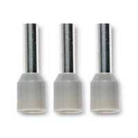 Bootlace Terminal Pre-Insulated Grey 2.5mm² Length 8mm 500 Pack