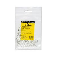 Bootlace Terminal Pre-Insulated White 0.5mm² Length 6mm 100 Pack