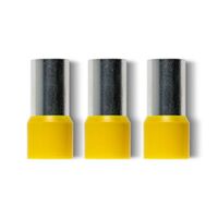 Bootlace Terminal Pre-Insulated Yellow 70mm² Length 21mm 7 Pack