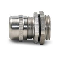 Cable Gland Stainless Steel 316 M25 Unarmoured Cable Diameter 10-14mm Thread Length 12mm