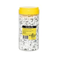 Cable Clip Flat Polyethylene Width-12mm White 500 Pack