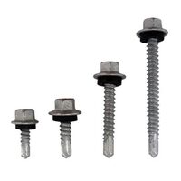 Hex Flange Head Roof Screws With Washer Drill Point 12g-14 Length 55mm
