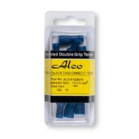 Crimp Terminal Quick Disconnect Fully Insulated 1.5-2.5mm² Female Width 6.35mm Blue 10 Pack
