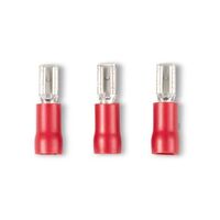 Crimp Terminal Quick Disconnect Insulated 0.5-1.5mm² Width 2.8mm Red