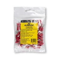 Crimp Terminal Pre-Insulated Fork 3.7mm Cable 0.5-1.5mm² Red 100 Pack