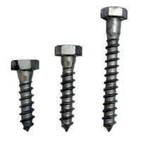 Timber Coach Screw Hexagonal Head Galvanised 10mm x Length 75mm
