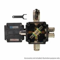 Hazardous Area Junction Box ANZEx 3x 20mm 2x 25mm Entries 7x 4mm² 2 Earth Terminals