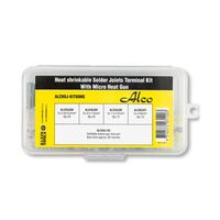 Heatshrink solder joint kit with heat gun