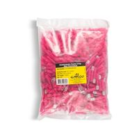 Crimp Terminal Fully Insulated Quick Disconnect 6.35mm Male Tab Cable 0.5-1.5mm² Red 500Pack