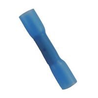 Crimp Terminal Heatshrink Blue Insulated Splice 1.5-2.5mm² 50 Pack