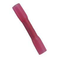 Crimp Terminal Heatshrink Red Insulated Splice 0.5-1.5mm² 50 Pack