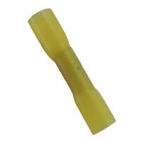 Crimp Terminal Heatshrink Yellow Insulated Splice 4-6mm² 25 Pack