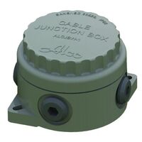 Junction Box 4x20mm Side Entry IP68 Weidmuller Active Terminals 4x 4mm² 2x Earth 2x Cross Connects