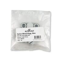 Blind Plug Nylon M20 Hexagon Head Light Grey