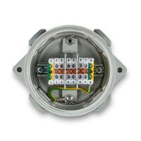 Junction Box 4x20mm Side Entry IP68 Active Terminals 6x 4mm² 2x Earth 3x Cross Connects
