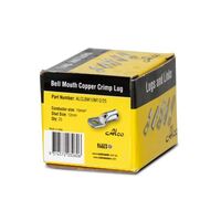 Crimp Lug Copper Bell Mouth Non-Insulated 10mm² M12 Stud