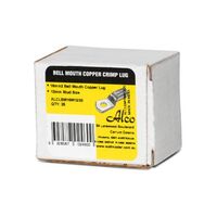 Crimp Lug Copper Bell Mouth Non-Insulated 16mm² M12 Stud