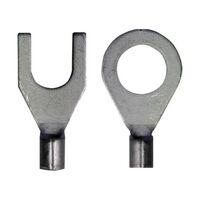 Crimp Terminal Non-Insulated Fork 6mm Cable 4-6mm² 100 Pack