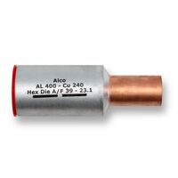 Crimp Link Bimetal Reducing 400mm² Aluminium - 240mm² Copper