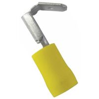 Crimp Terminal Pre-Insulated Piggy Back 4-6mm² Yellow 50 Pack