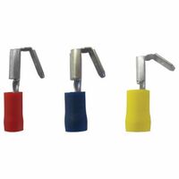 Crimp Terminal Pre-Insulated Piggy Back 0.5-1.5mm² Red 50 Pack