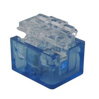 Telecom Splicing Connector T-Type OD1.27mm Blue 100 Pack