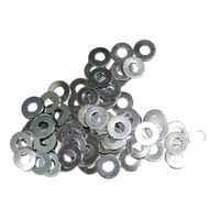 Flat Washers Steel Zinc Plated 5/32" 200 Pieces