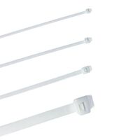 Nylon Cable Tie 250mm x 4.6mm Standard Duty White 100 Pack