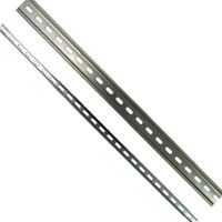 Din Rail TS15 Steel Zinc Plated Width 15mm Height 5mm Length 1000mm Slotted