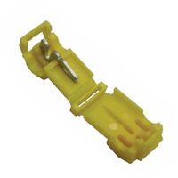 T-Tap Insulated Female Terminal Cable 4-6mm² Yellow 25 Pack