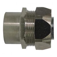 Flexible Metal Conduit Fitting Straight 1 1/4" Female Thread M40 Inside Diameter 31.8mm