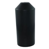 Heatshrink End Cap Dual Wall Glue Lined 16/7mm Black