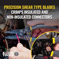 Klein-Kurve™ Long-Nose Wire Stripper, Wire Cutter, Crimping Tool