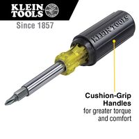 Multi-Bit Screwdriver / Nut Driver, 11-in-1, Ph., Sl., Sq., TORX® Bits