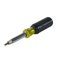 Multi-Bit Screwdriver / Nut Driver, 11-in-1, Ph., Sl., Sq., Schrader Bits
