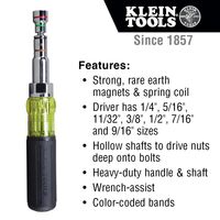 7-in-1 Multi-Bit Screwdriver / Nut Driver, Magnetic