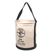 Canvas Bucket, Wide-Opening, Straight Walls, Moulded Bottom, 30.5 cm