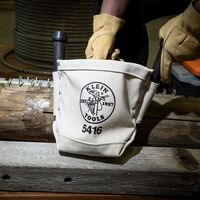 Tool Bag, Bull-Pin and Bolt Pouch, Belt Strap Connect, 12.7 x 25.4 x 22.9 cm