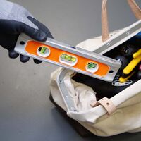 Aluminium Torpedo Level Rare Earth Magnet, 22.9 cm