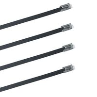Cable Tie 304 Stainless Steel Nylon Coated Length 362mm X Width 4.6mm 100 Pack