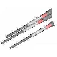 425A Guide Sticks Set of 3 | High Voltage Insulated | Durable Construction | by Ausproof